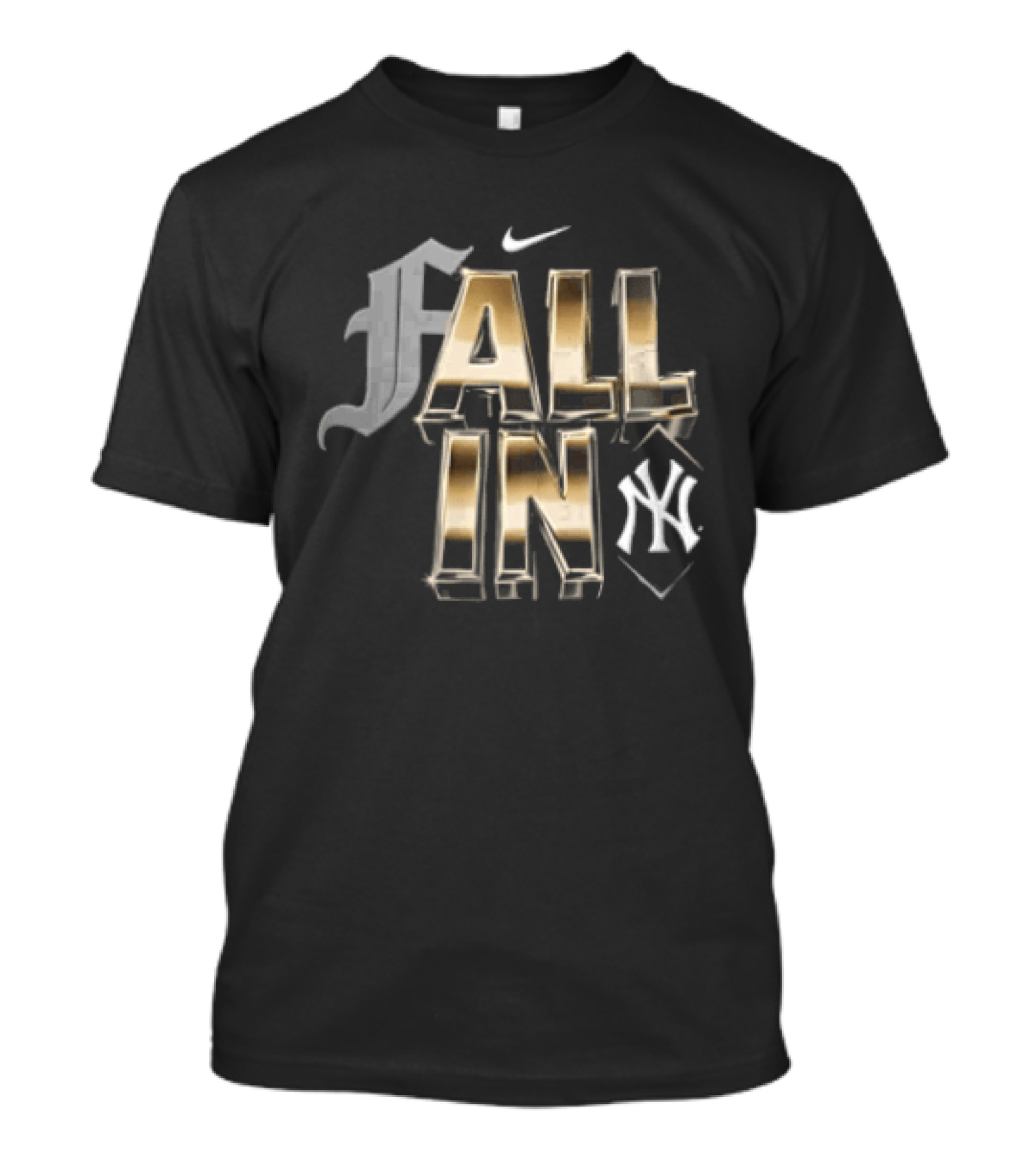 Nike Fall In New York Yankees Gold Metallic F T-Shirt