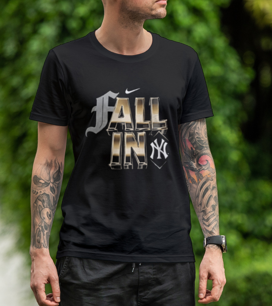 Nike Fall In New York Yankees Gold Metallic F T-Shirt