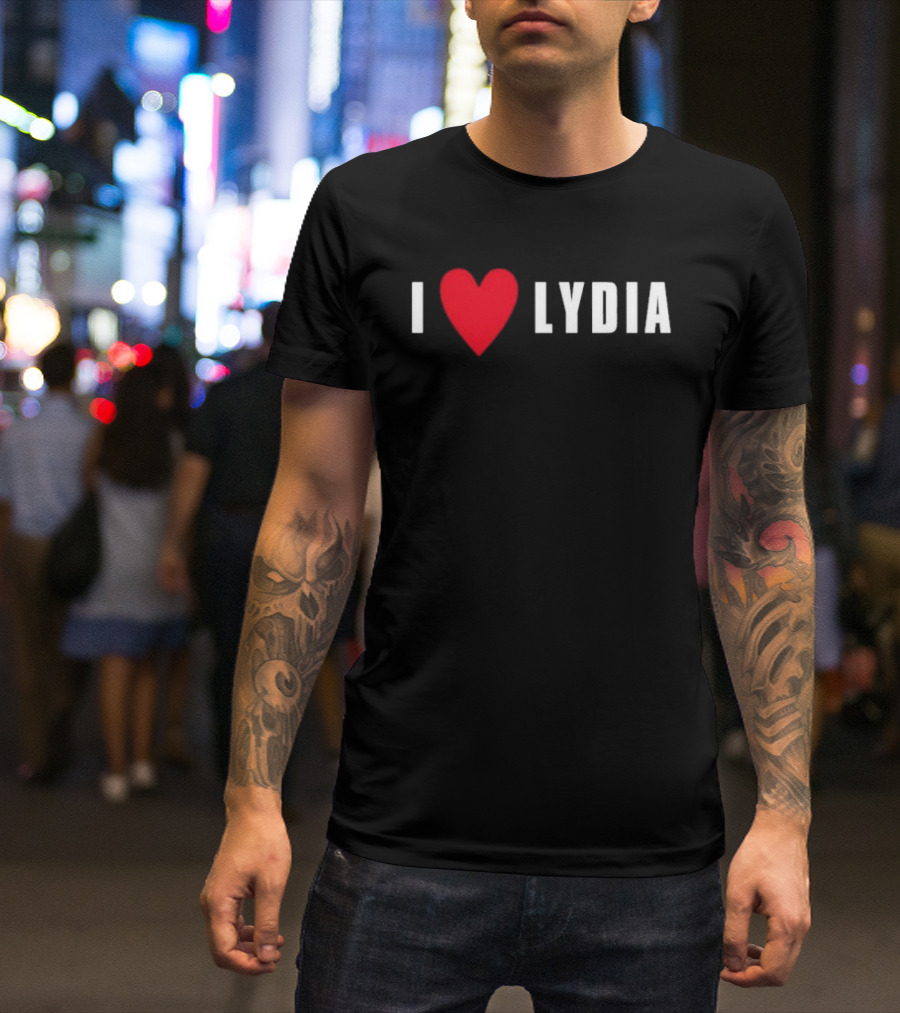 Kori King I Love Lydia Heart T-Shirt