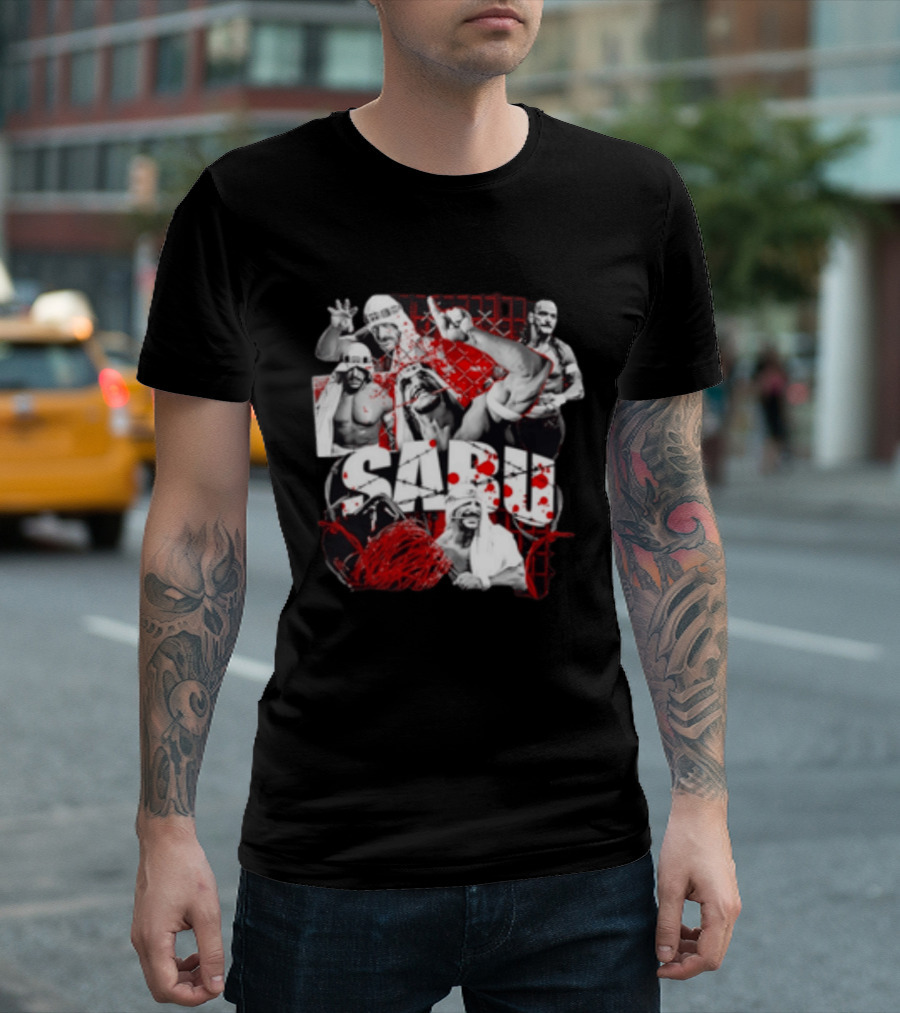 Sabu Homicidal Suicidal Genocidal Wrestling Legend T-Shirt