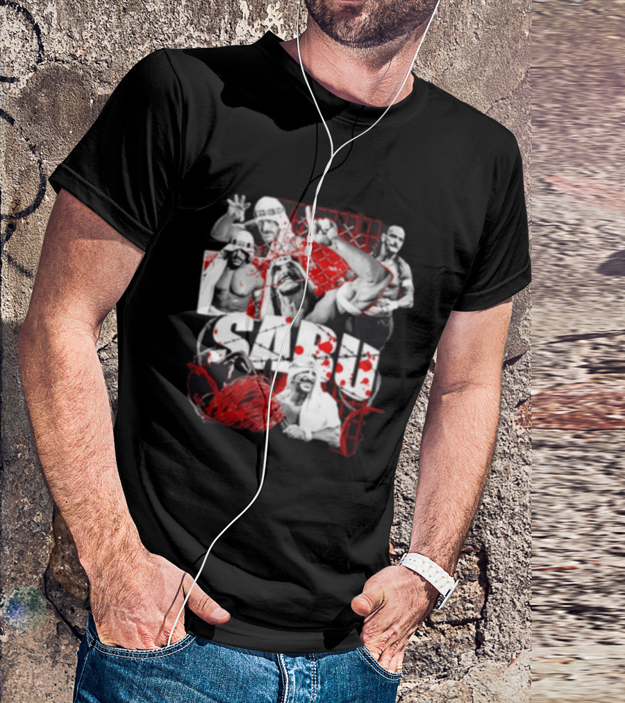 Sabu Homicidal Suicidal Genocidal Wrestling Legend T-Shirt
