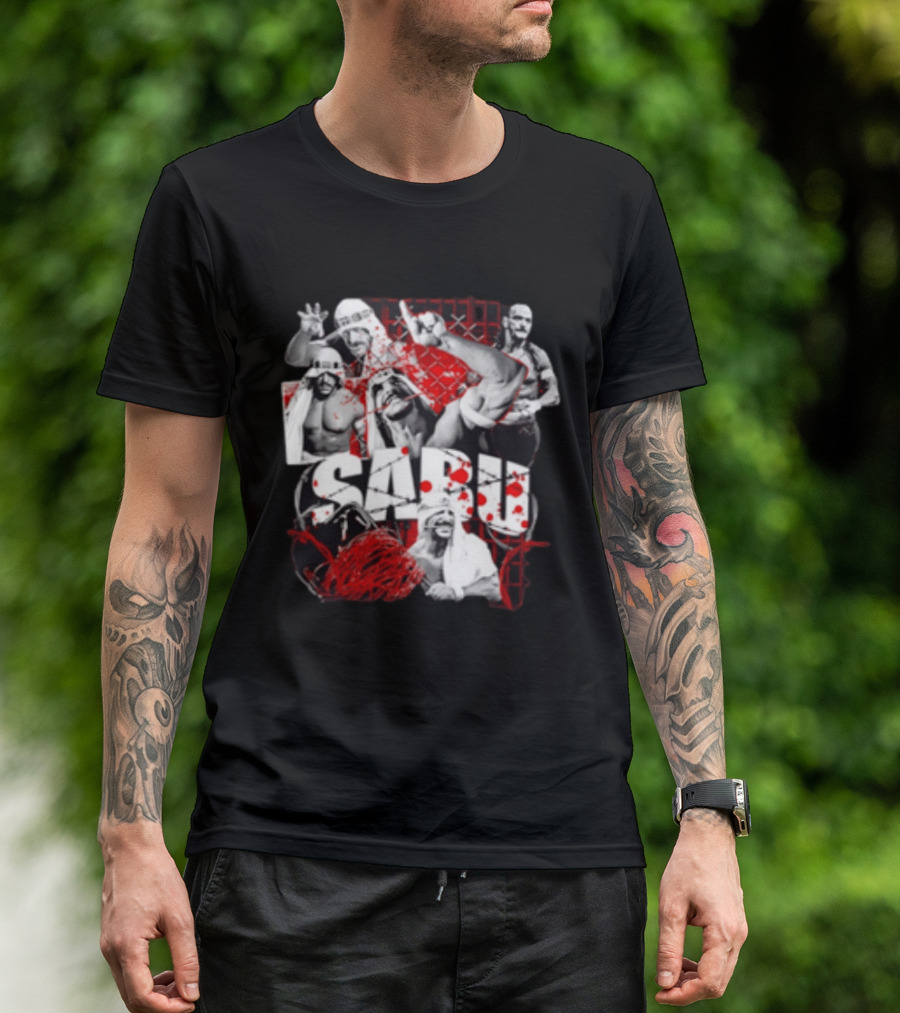 Sabu Homicidal Suicidal Genocidal Wrestling Legend T-Shirt