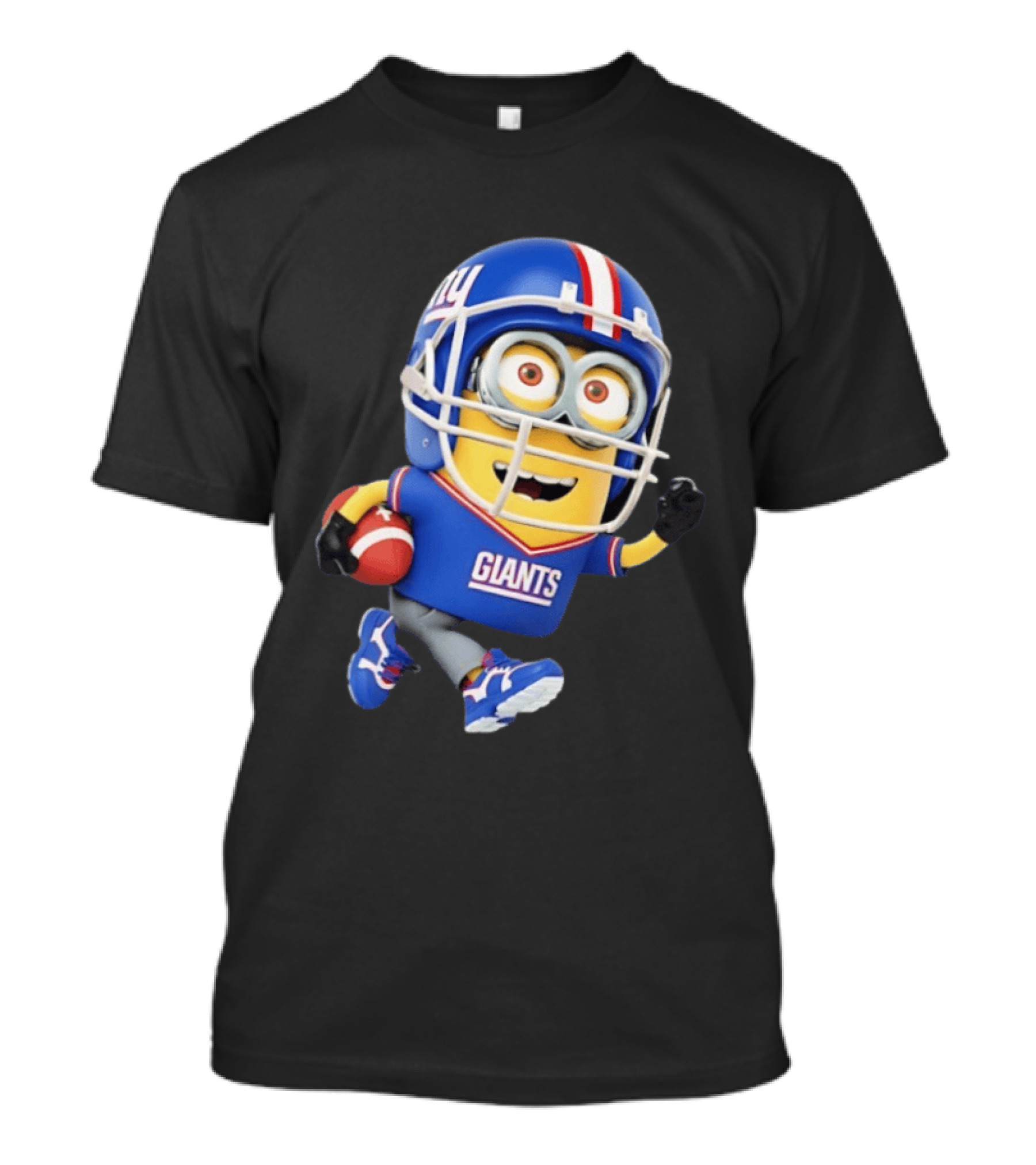 Minion Football Character New York Giants Collaboration T-Shirt