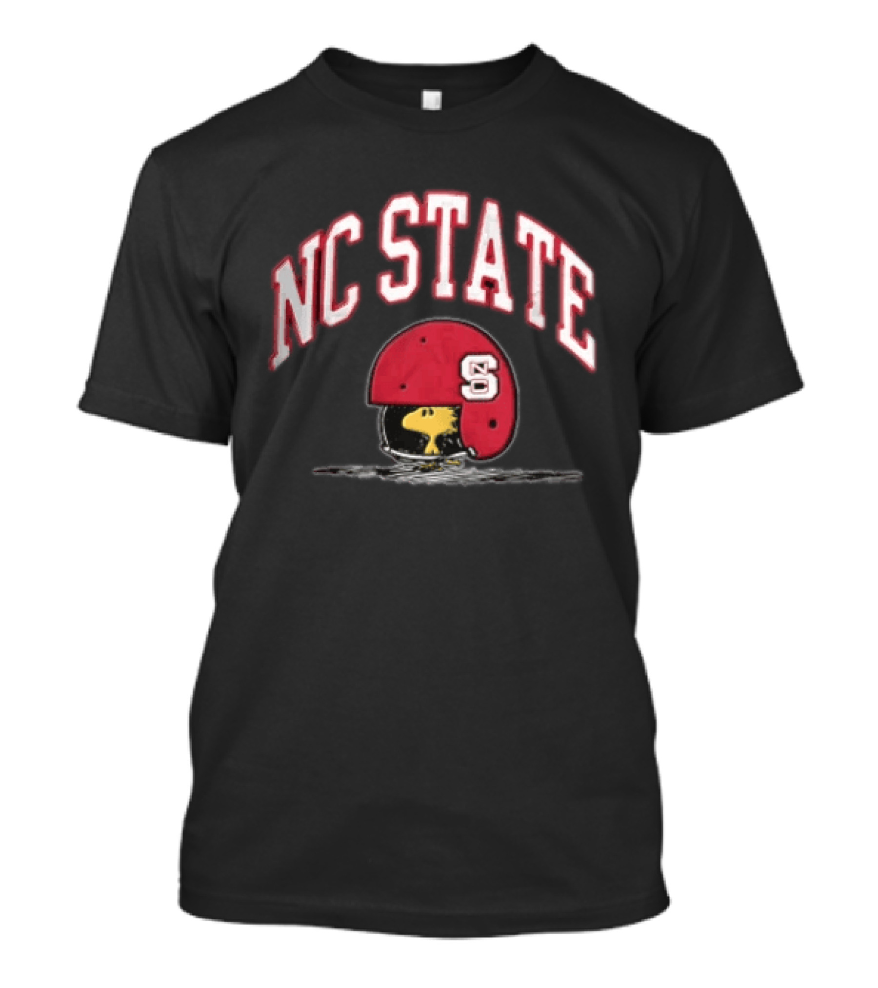 NC State Woodstock Football Helmet Cartoon Peanuts T-Shirt