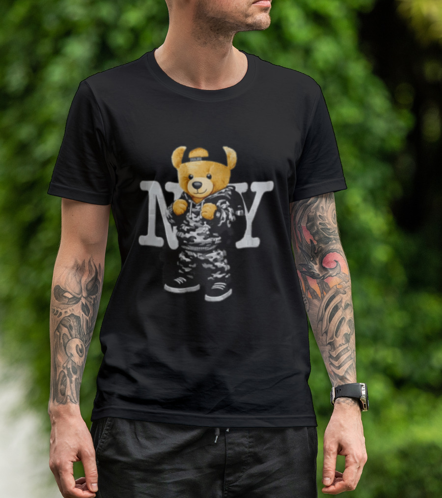 Teddy Bear Camouflage NY T-Shirt