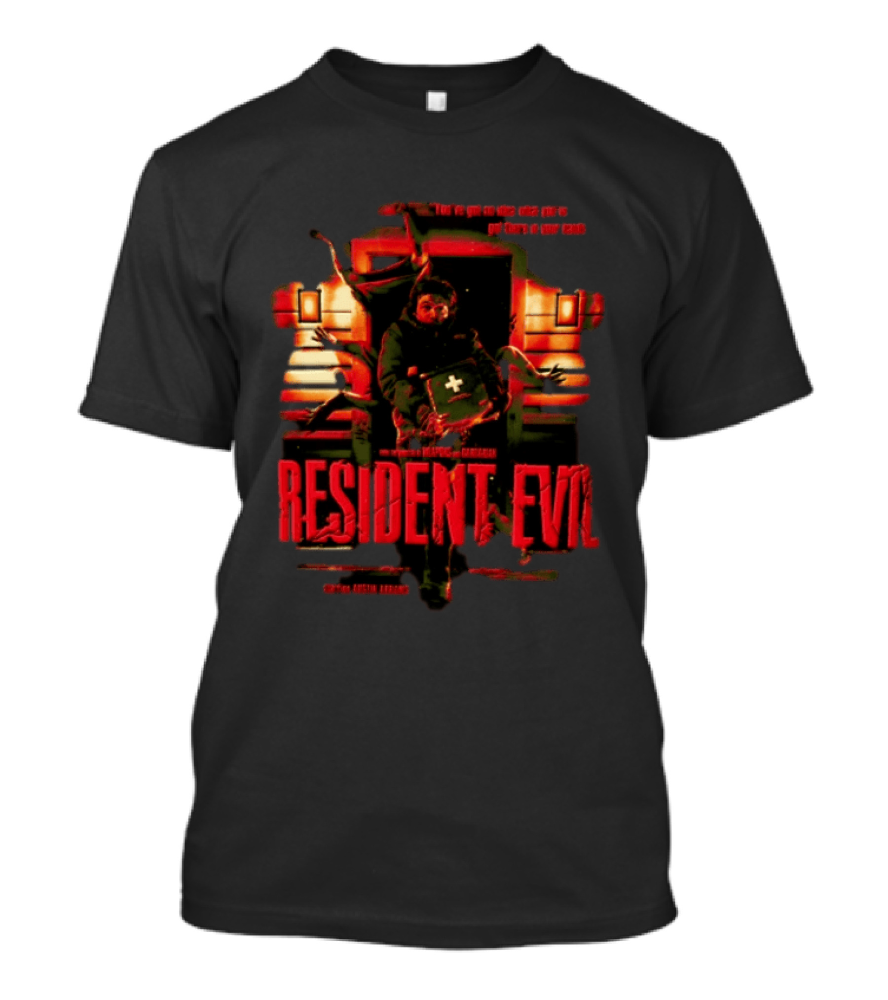 You Have Got No Idea What You Have Got There In Your Hands Austin Abrams Resident Evil T-Shirt