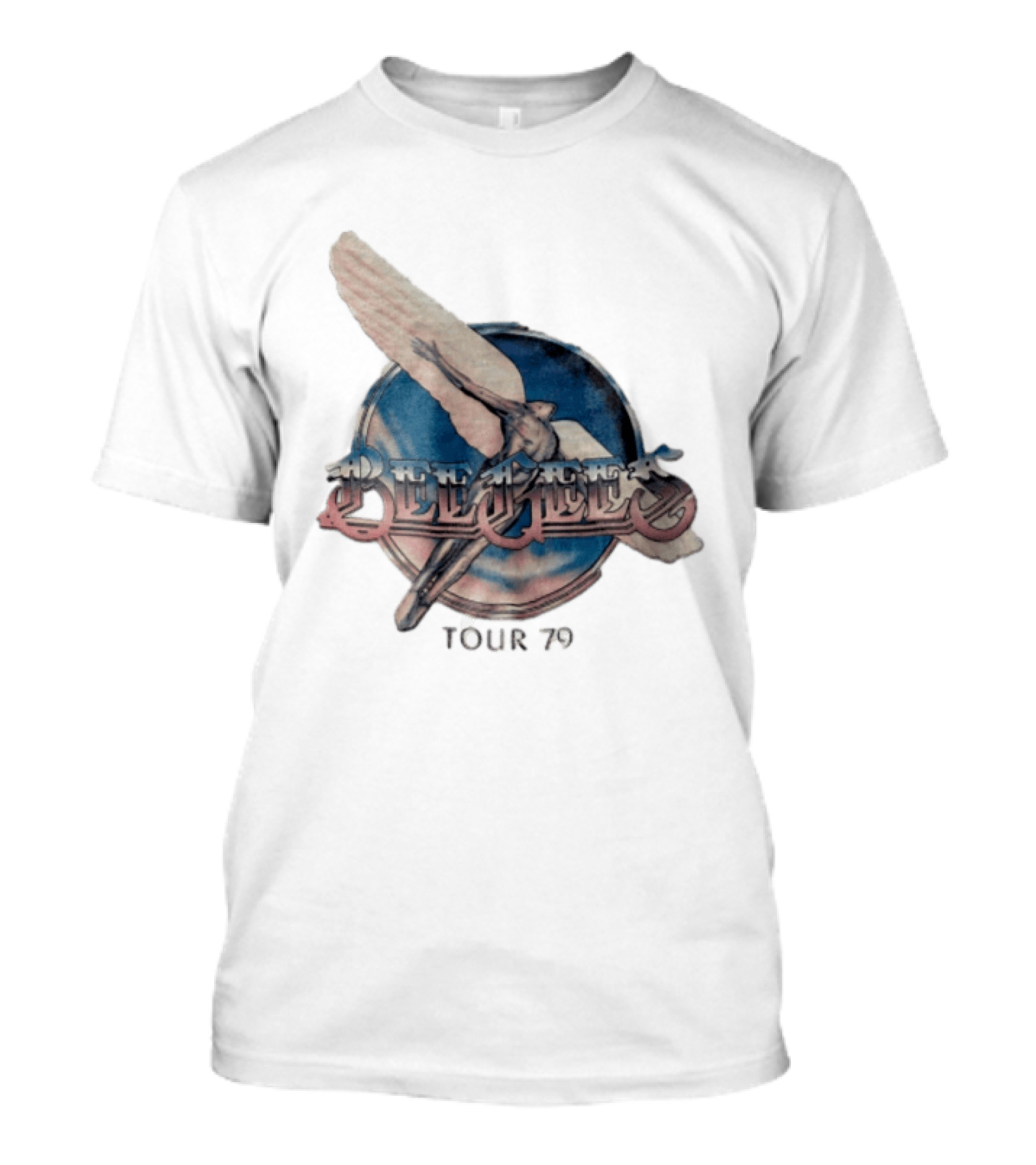 Bee Gees Winged Figure Flying Tour 79 T-Shirt