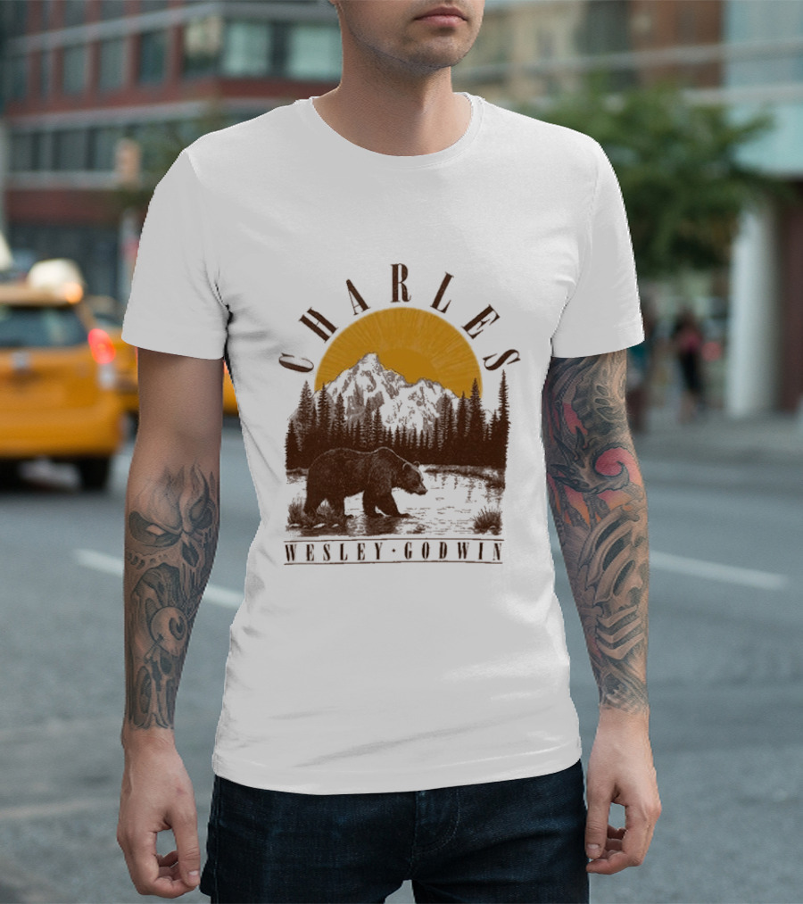 Charles Wesley Godwin Bear Mountain Sunset Forest T-Shirt