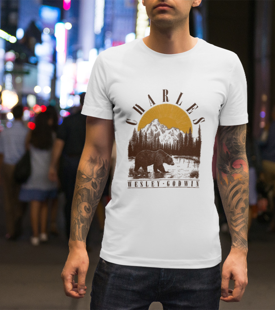Charles Wesley Godwin Bear Mountain Sunset Forest T-Shirt