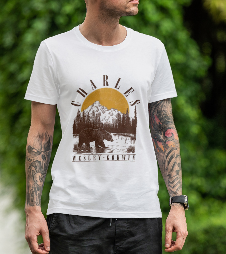 Charles Wesley Godwin Bear Mountain Sunset Forest T-Shirt