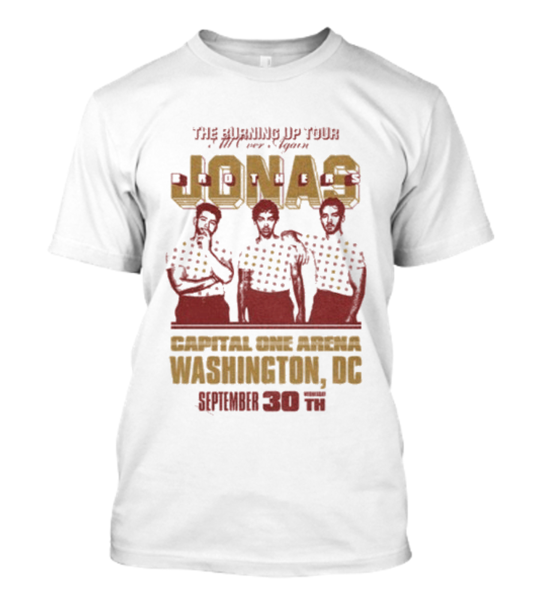 Jonas Brothers Live Tour Capital One Arena Washington DC April 30 T-Shirt