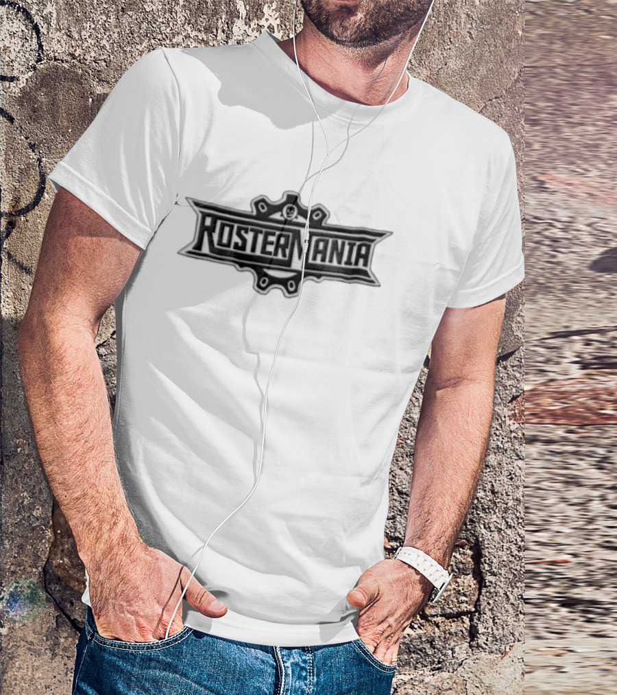 Rostermania Black Skull Gear T-Shirt