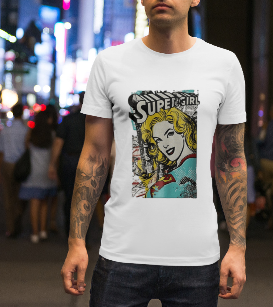 Supergirl DC Comics Blonde Woman Pop T-Shirt