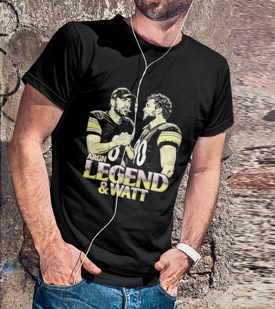 Aron Legend And Watt Steelers Connection T-Shirt