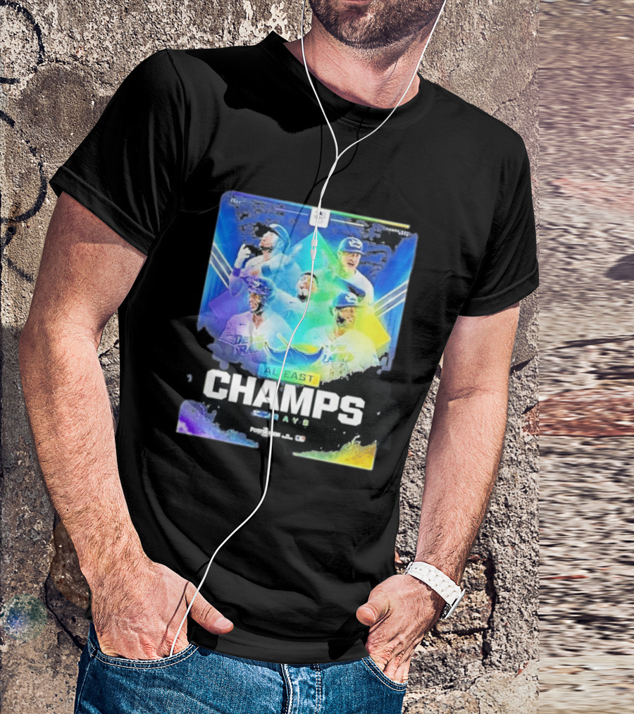 Postseason Al East Champs Rays Fifth Time Original Tampa Bay 2026 T-Shirt