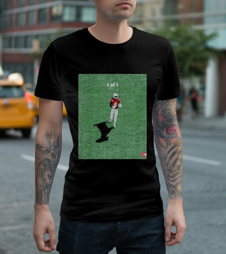 1 Of 1 Jeremiah Smith Ohio State Buckeyes Goat Shadow Football T-Shirt
