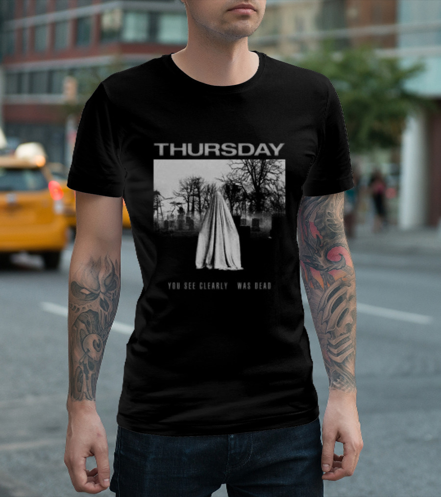 Thursday Store Common Graves New Jersey Emo Band 2002 T-Shirt