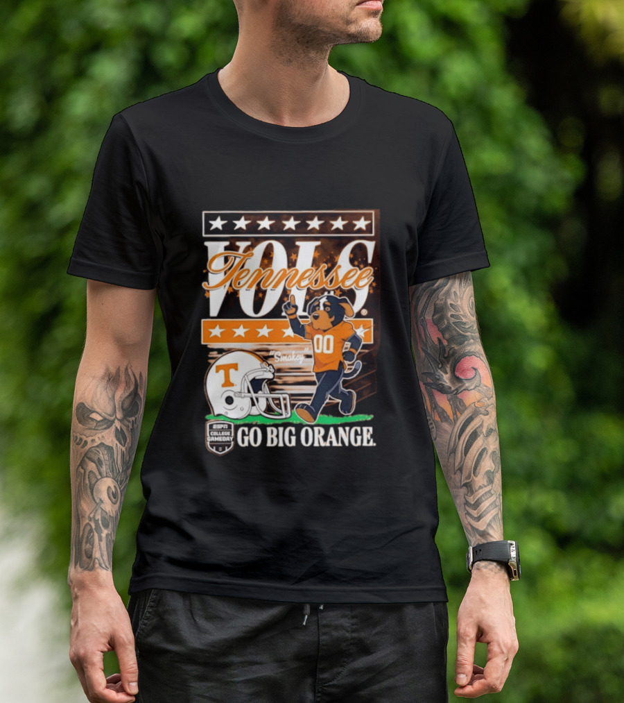 Tennessee Vols Smokey Go Big Orange ESPN College Gameday T-Shirt