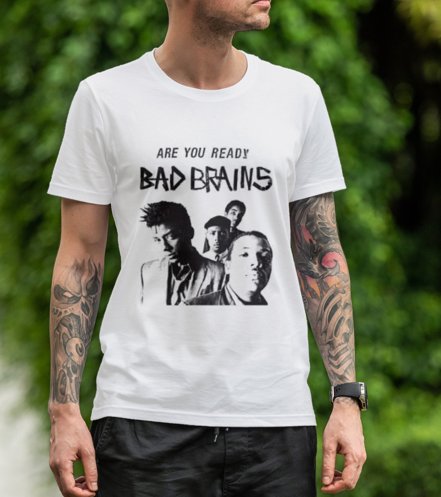 Bad Brains Are You Ready Punk Band T-Shirt