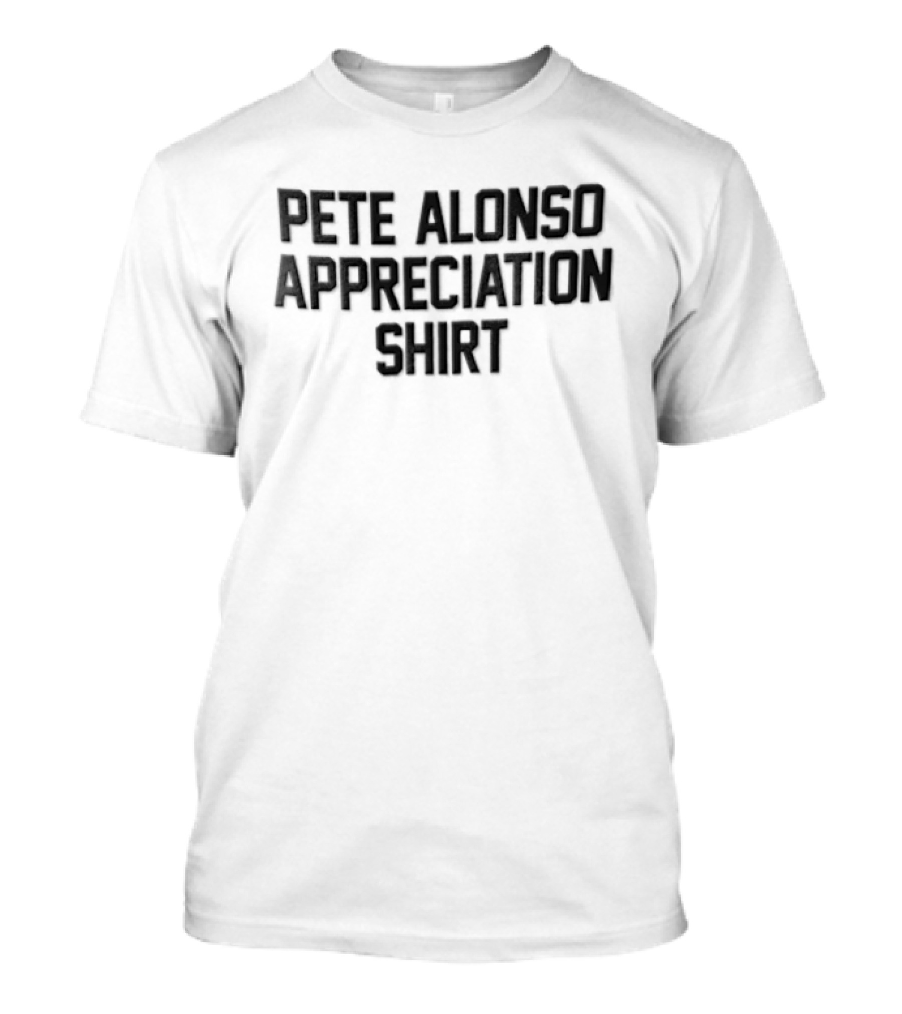New York Mets Pete Alonso Appreciation Black Orange T-Shirt