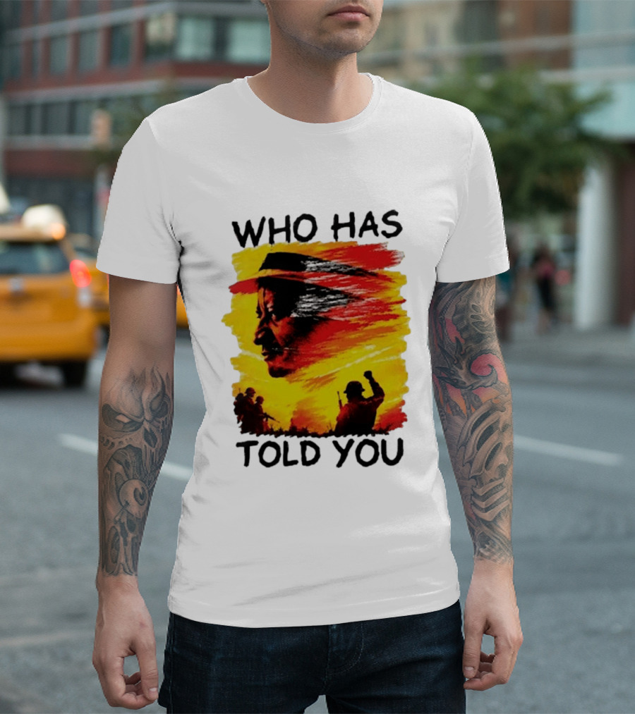 Edwin Sifuna Wears Raila Odinga's Who Has Told You T-Shirt