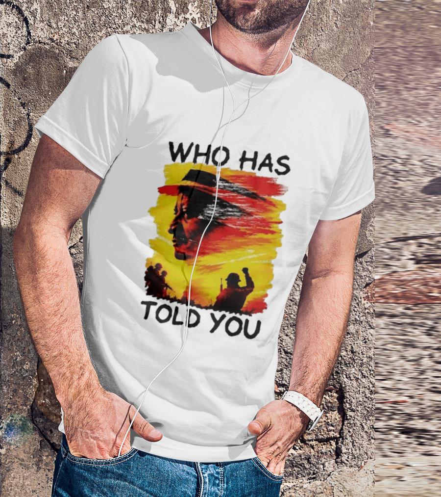 Edwin Sifuna Wears Raila Odinga's Who Has Told You T-Shirt