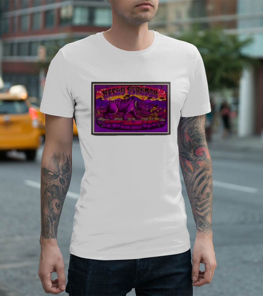 Billy Strings Tour 2026 Los Angeles Inglewood Purple Tiger T-Shirt