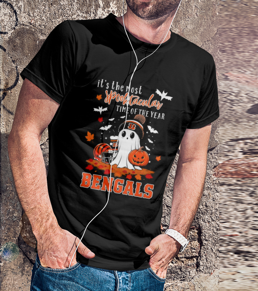 It's The Most Spooktacular Time Of The Year Bengals Halloween T-Shirt