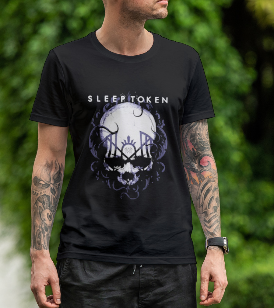 Sleep Token Skull With Crown And Mask T-Shirt