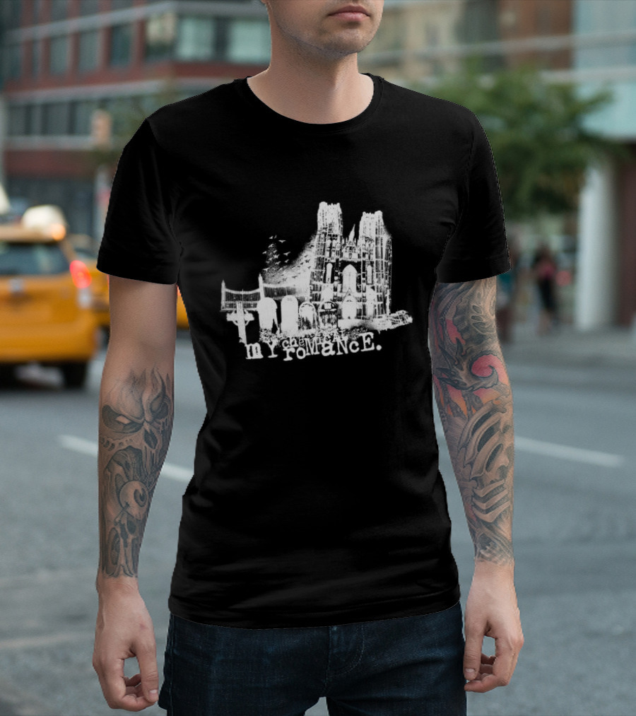 My Chemical Romance Halloween Spooky Graveyard Scene T-Shirt