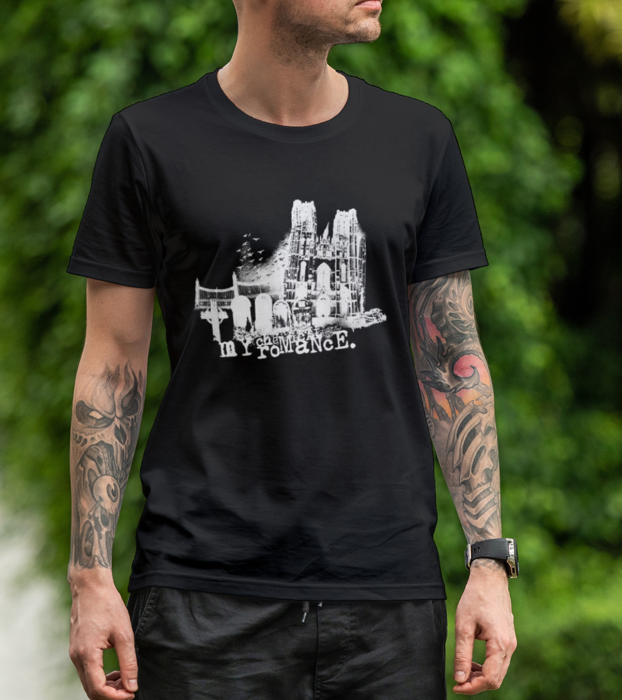 My Chemical Romance Halloween Spooky Graveyard Scene T-Shirt