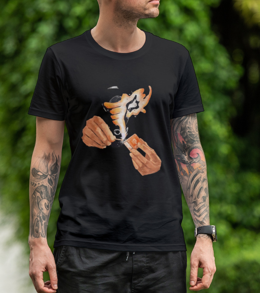 Strike And Ignite Phoenix Flare With Mystic Match Ignition T-Shirt