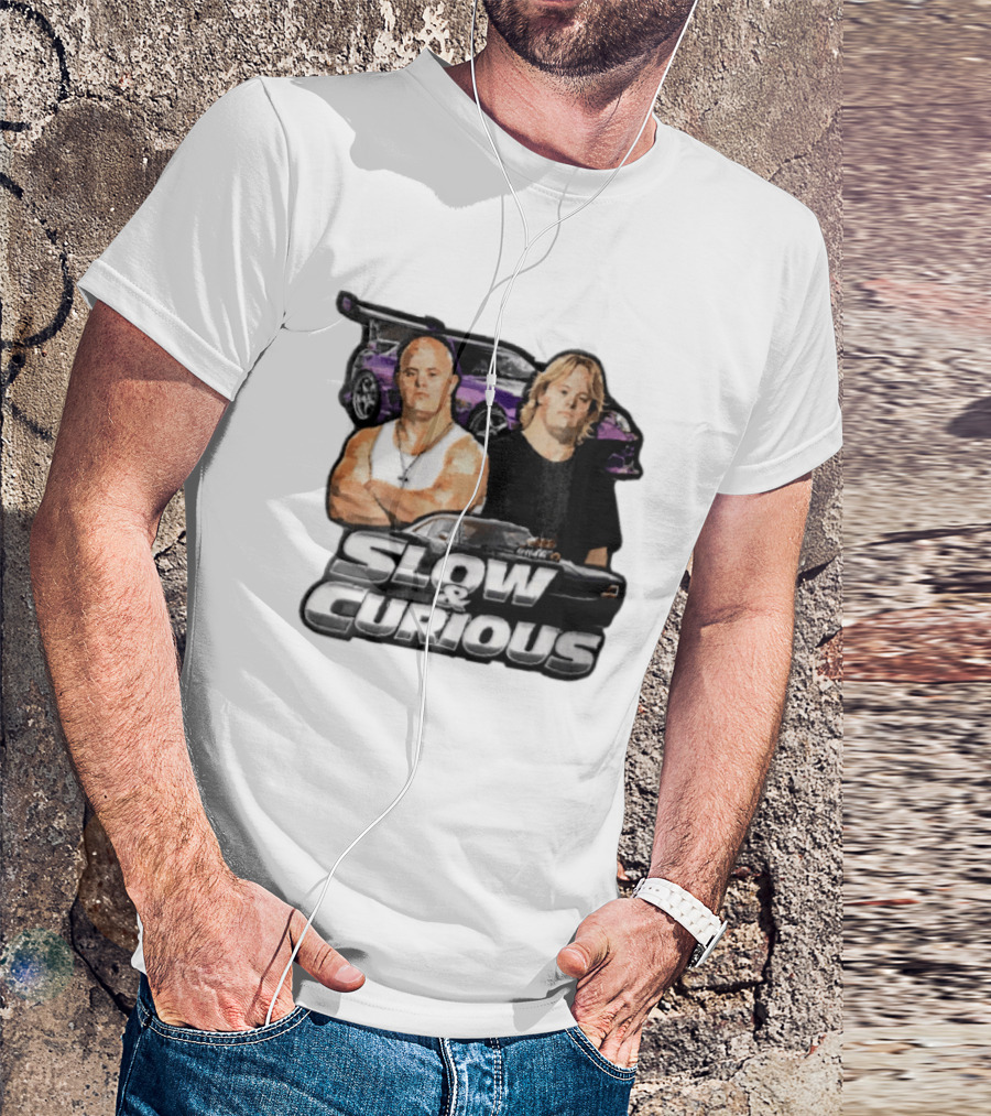 Slow & Curious Duo With Sports Cars And Menacing Muscle Cars T-Shirt