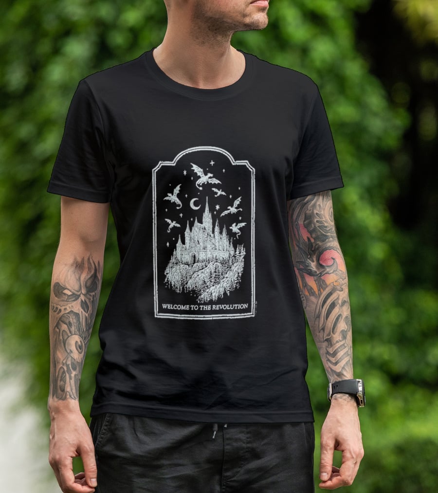 Fourth Wing Welcome To The Revolution Castle And Flying Beasts T-Shirt
