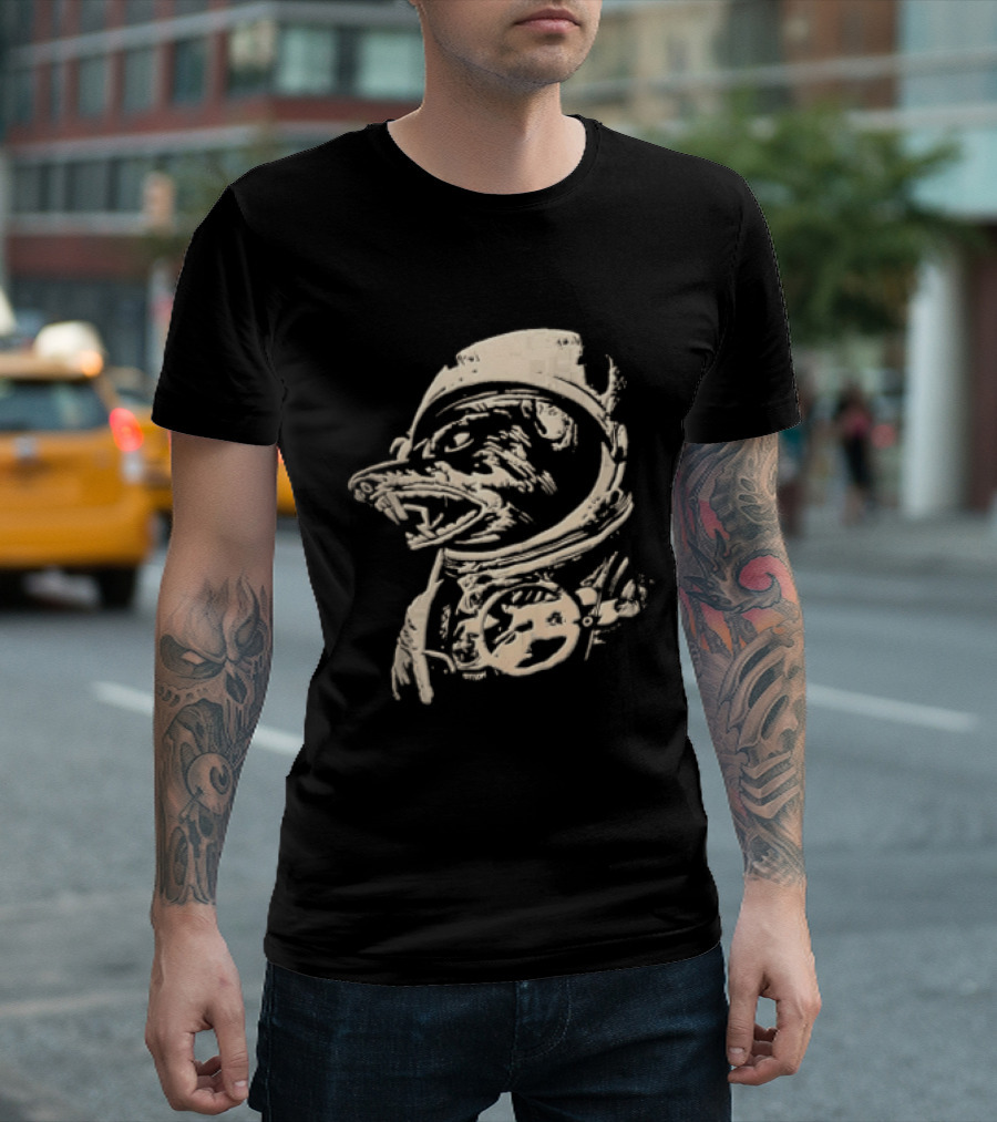 Grissom Space Dog In Astronaut Suit T-Shirt
