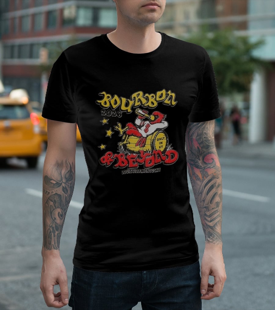 Bourbon And Beyond 2026 Louisville Kentucky Only In KY Stars Chuggin Louie T-Shirt