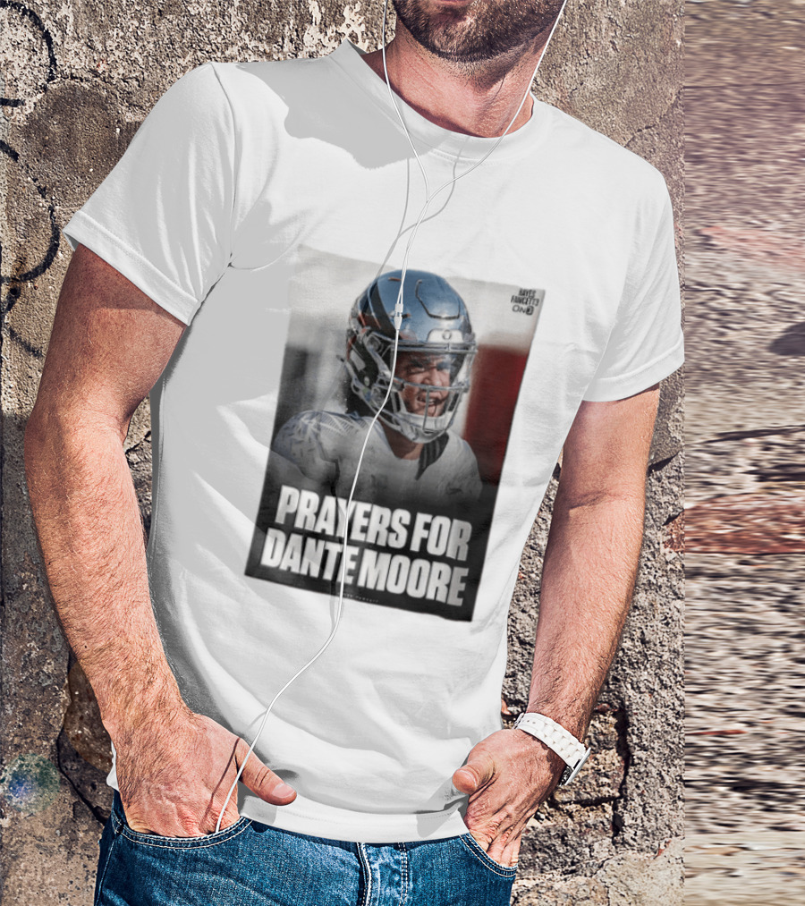 Prayers For Dante Moore Oregon Ducks Football Helmet T-Shirt