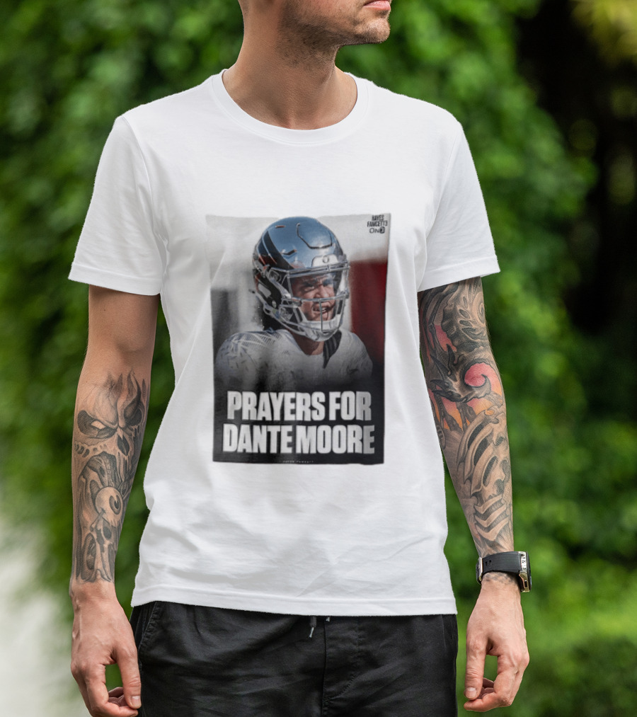 Prayers For Dante Moore Oregon Ducks Football Helmet T-Shirt
