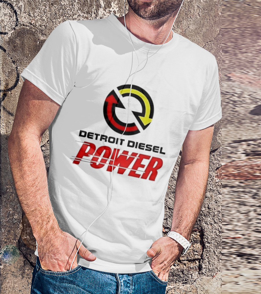 Detroit Diesel Heavy Duty Power Trucking Dynamic T-Shirt