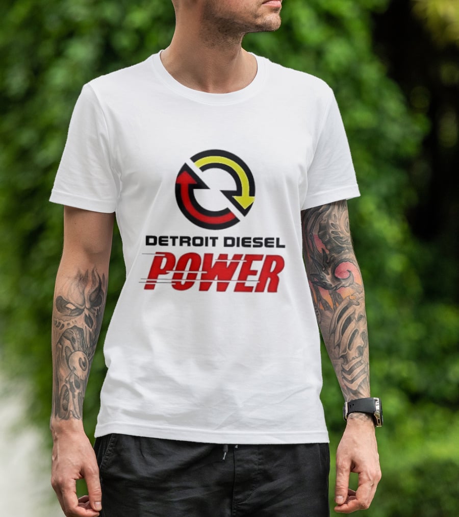 Detroit Diesel Heavy Duty Power Trucking Dynamic T-Shirt