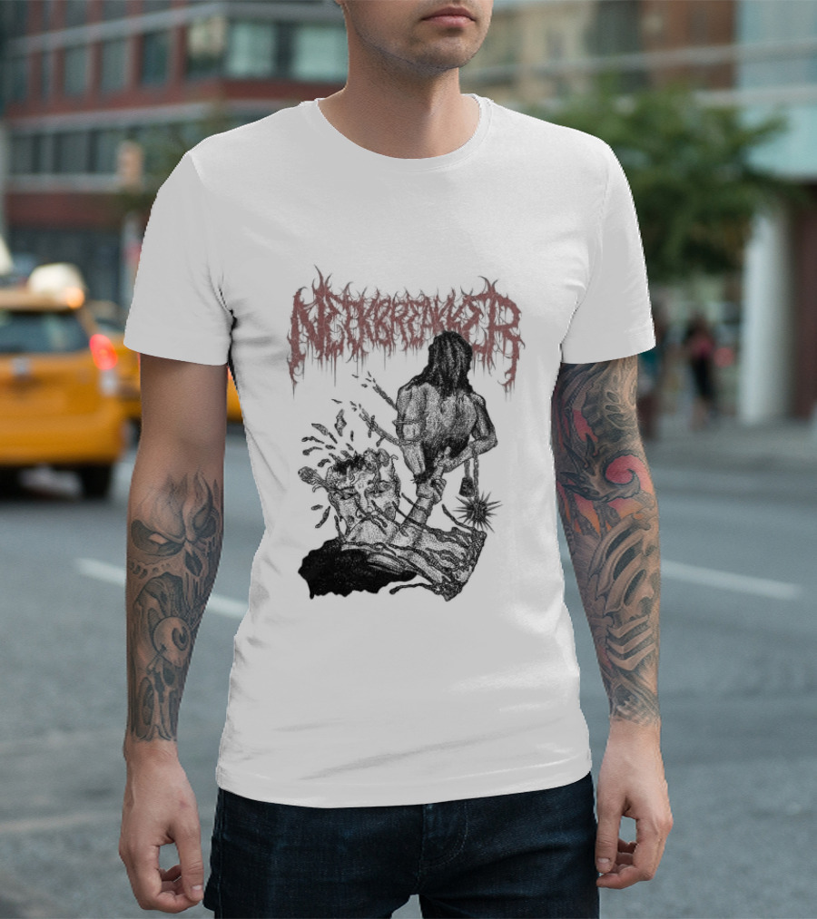 Neckbreakker Face Splitting Madness Longsleeve T-Shirt