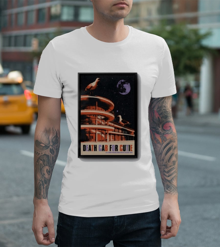 Death Cab For Cutie De La Warr Pavilion Bexhill UK September 2026 T-Shirt