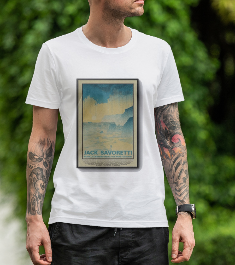 Jack Savoretti We Will Always Be The Way We Were Tour 2026 Scenic Coast T-Shirt