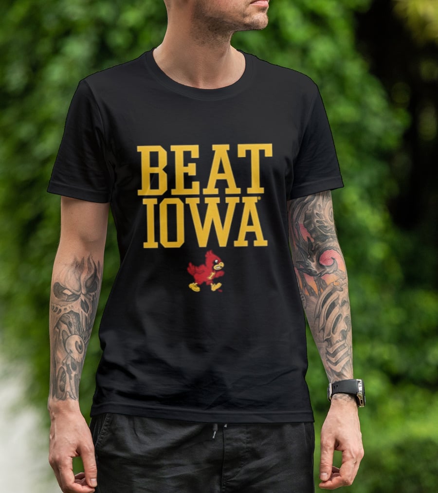 Beat Iowa Iowa State Cyclones Walking Cy NCAA 2026 T-Shirt