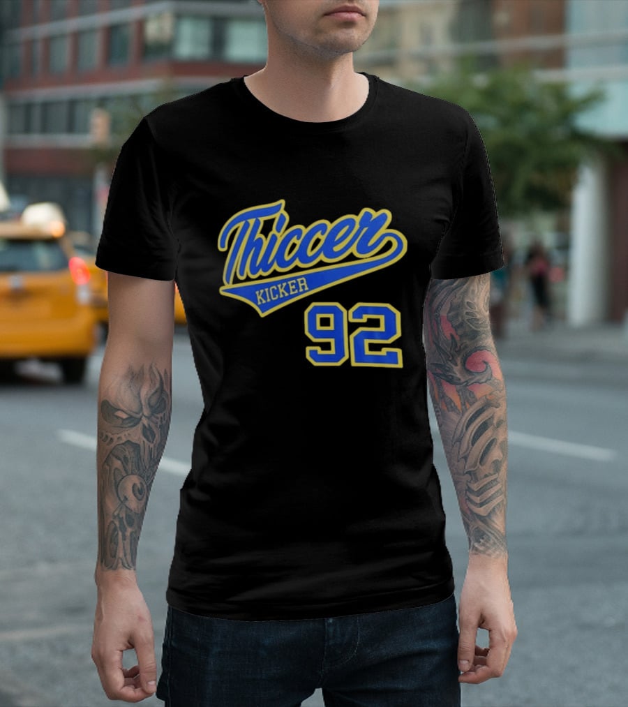 Harrison Mevis Los Angeles Rams Thicker Kicker 92 T-Shirt