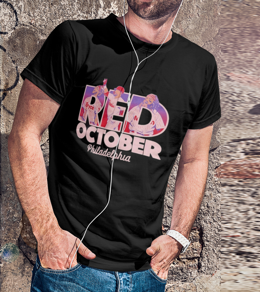 Red October Philadelphia Phillies Bryce 2026 Postseason T-Shirt