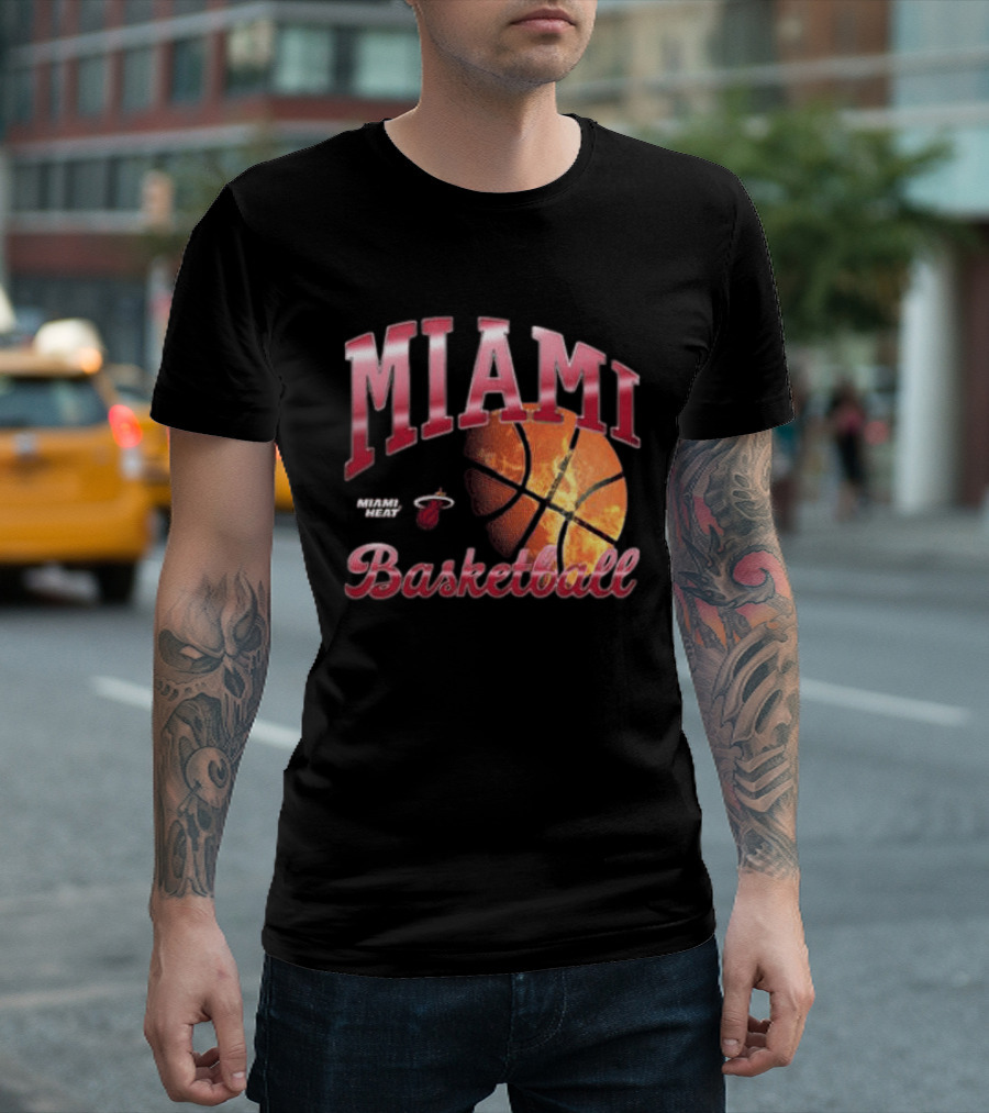 Miami Heat Basketball Court Culture X Hype & Vice Tank T-Shirt