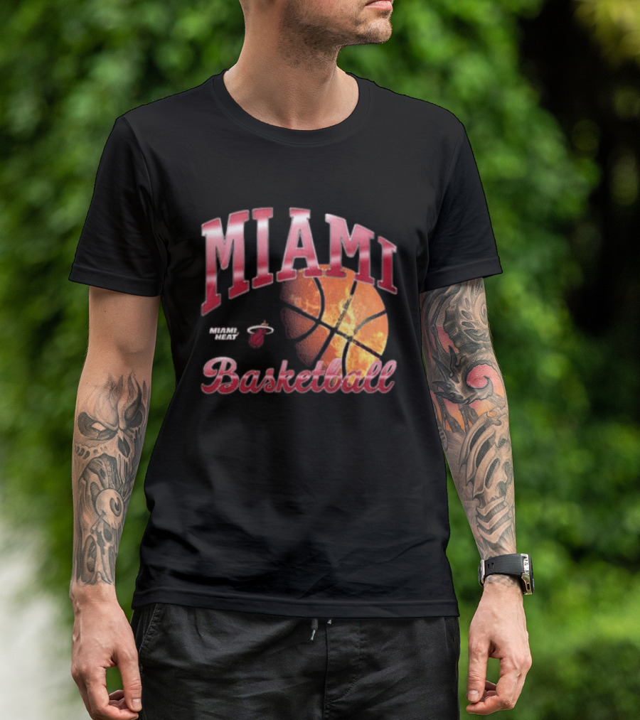 Miami Heat Basketball Court Culture X Hype & Vice Tank T-Shirt