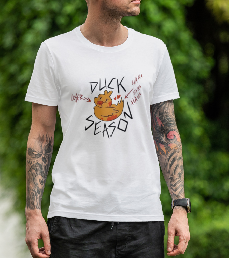 Hazbin Hotel Duck Season Loser Ha Ha Ha Ha T-Shirt
