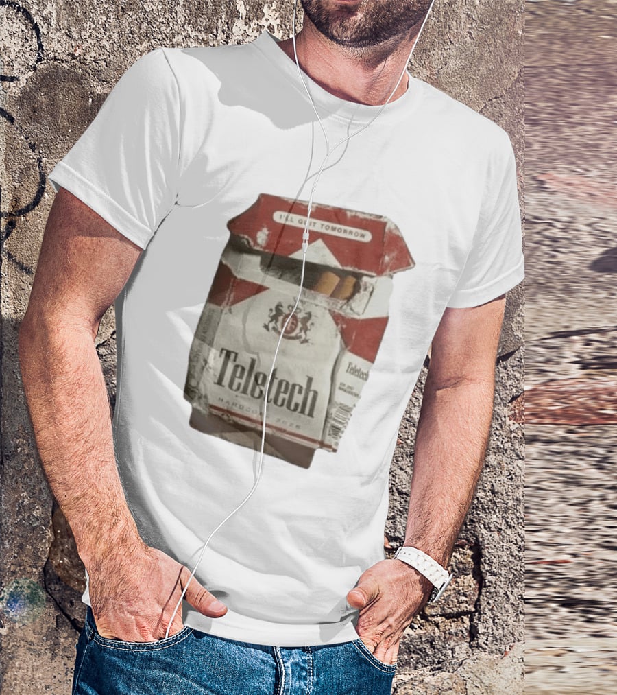 Teletech I'll Quit Tomorrow Hardcore 2026 Reds T-Shirt